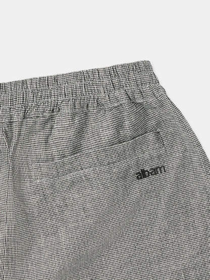 Houndstooth Standed Short in Black & Ecru