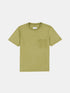 Woven Pocket T-Shirt in Khaki