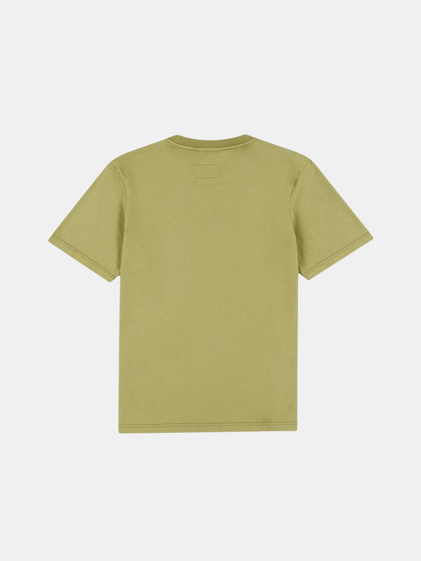 Woven Pocket T-Shirt in Khaki