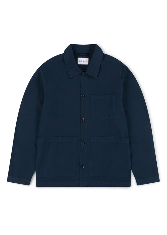 Canvas Work Shirt in Dark Navy