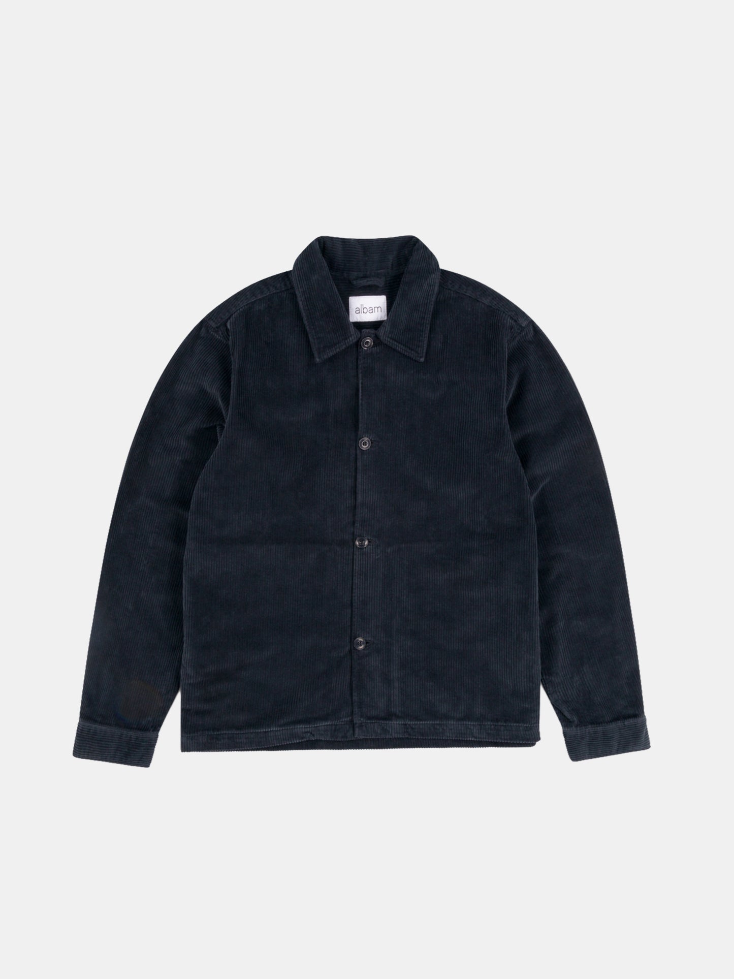 Chore Cord Jacket in Washed Black