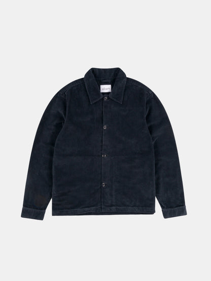 Chore Cord Jacket in Washed Black