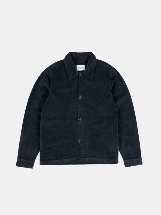Chore Cord Jacket in Washed Black