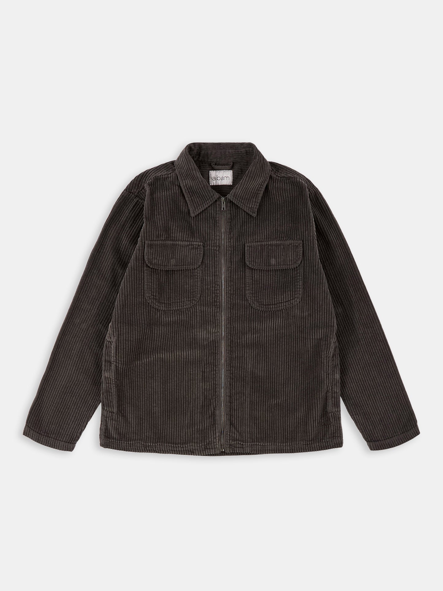 Cord Clarence Jacket in Charcoal