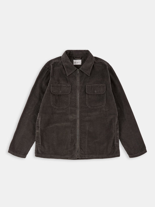 Cord Clarence Jacket in Charcoal