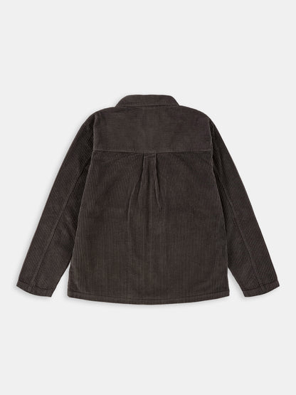 Cord Clarence Jacket in Charcoal