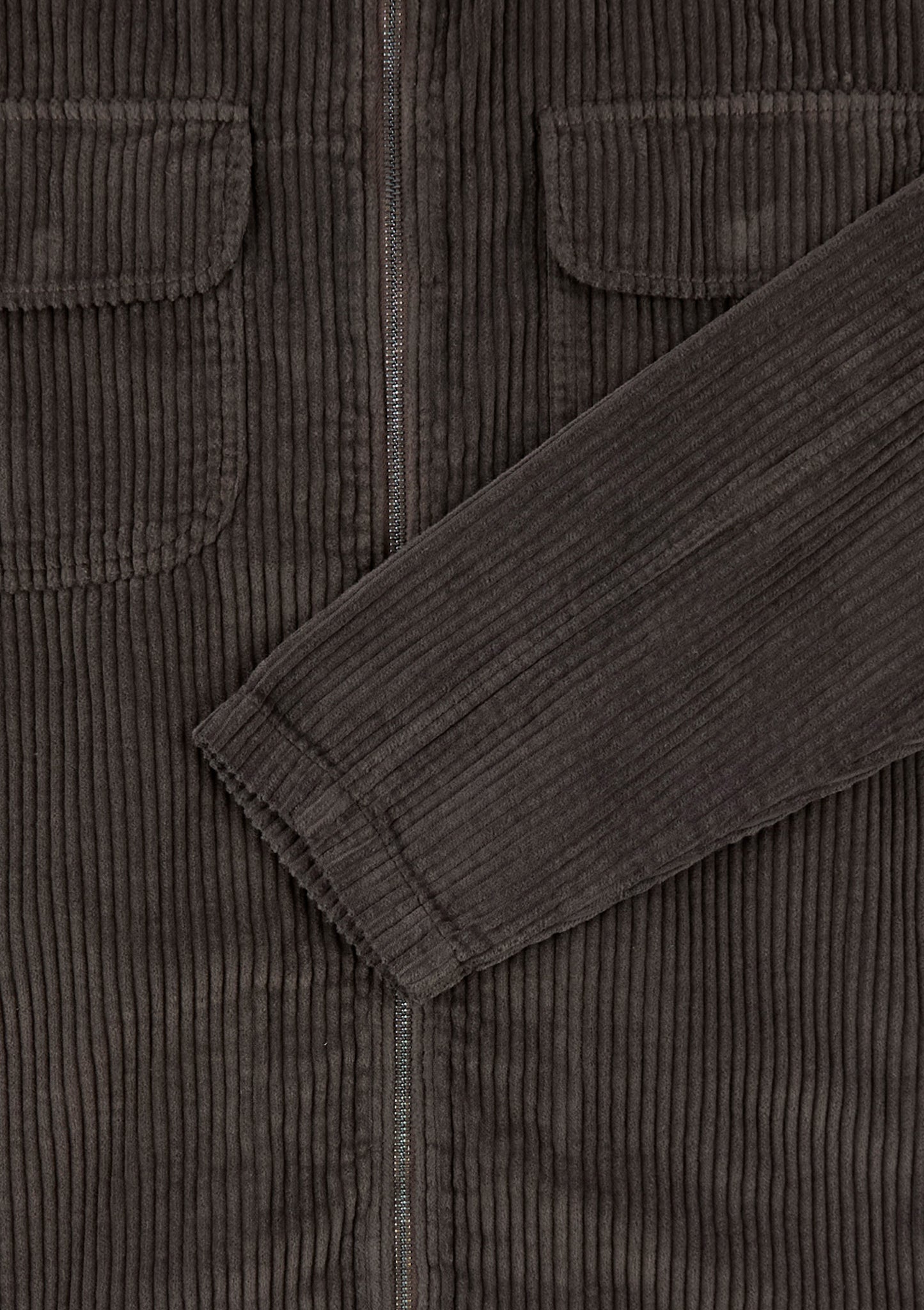 Cord Clarence Jacket in Charcoal