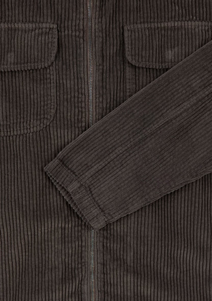 Cord Clarence Jacket in Charcoal
