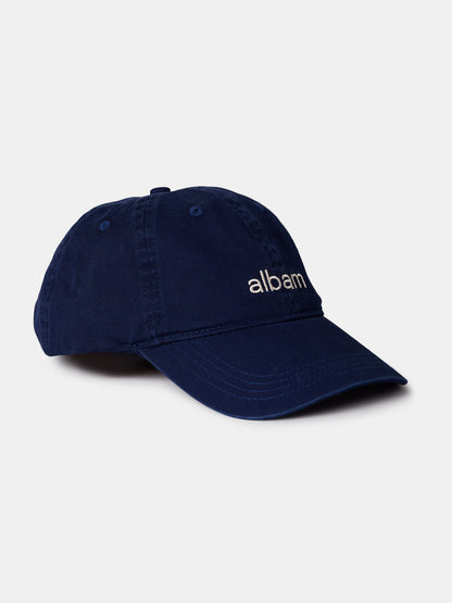 Edgware Logo Cap in Dark Navy