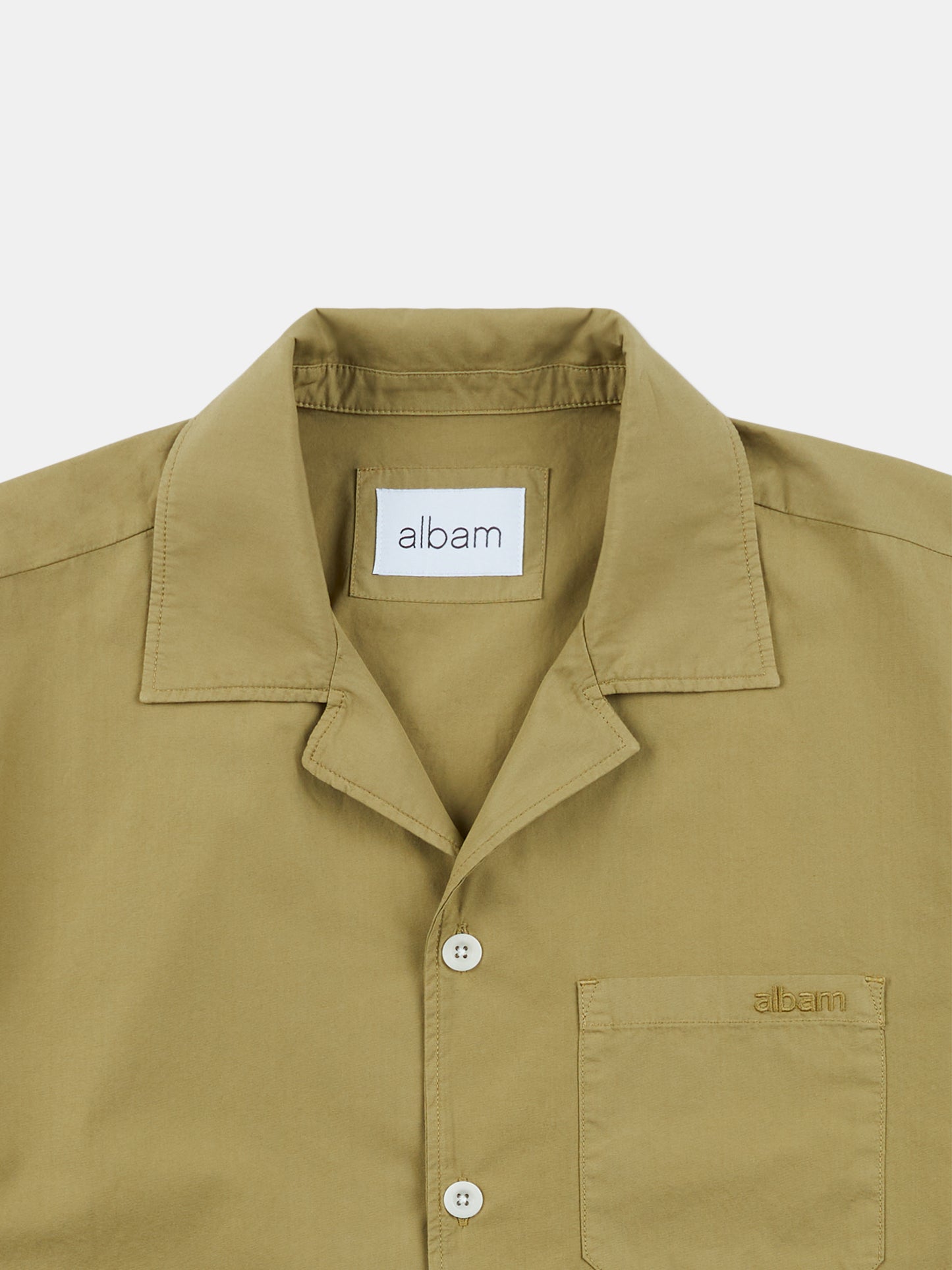 Grange Poplin Shirt in Sand
