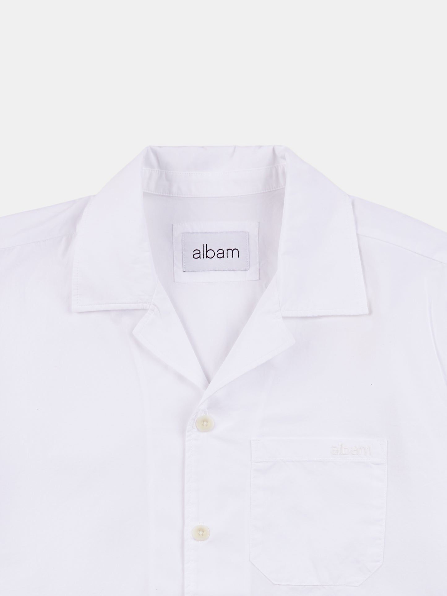 Grange Poplin Shirt in White