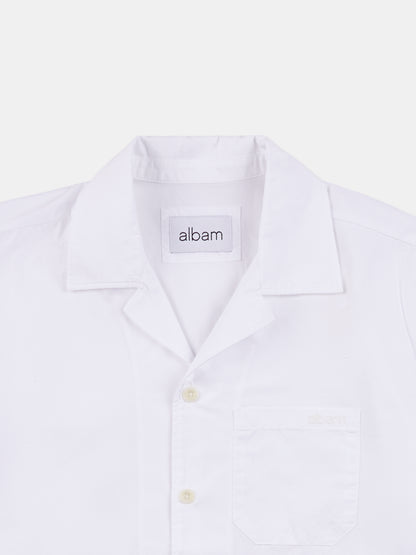 Grange Poplin Shirt in White
