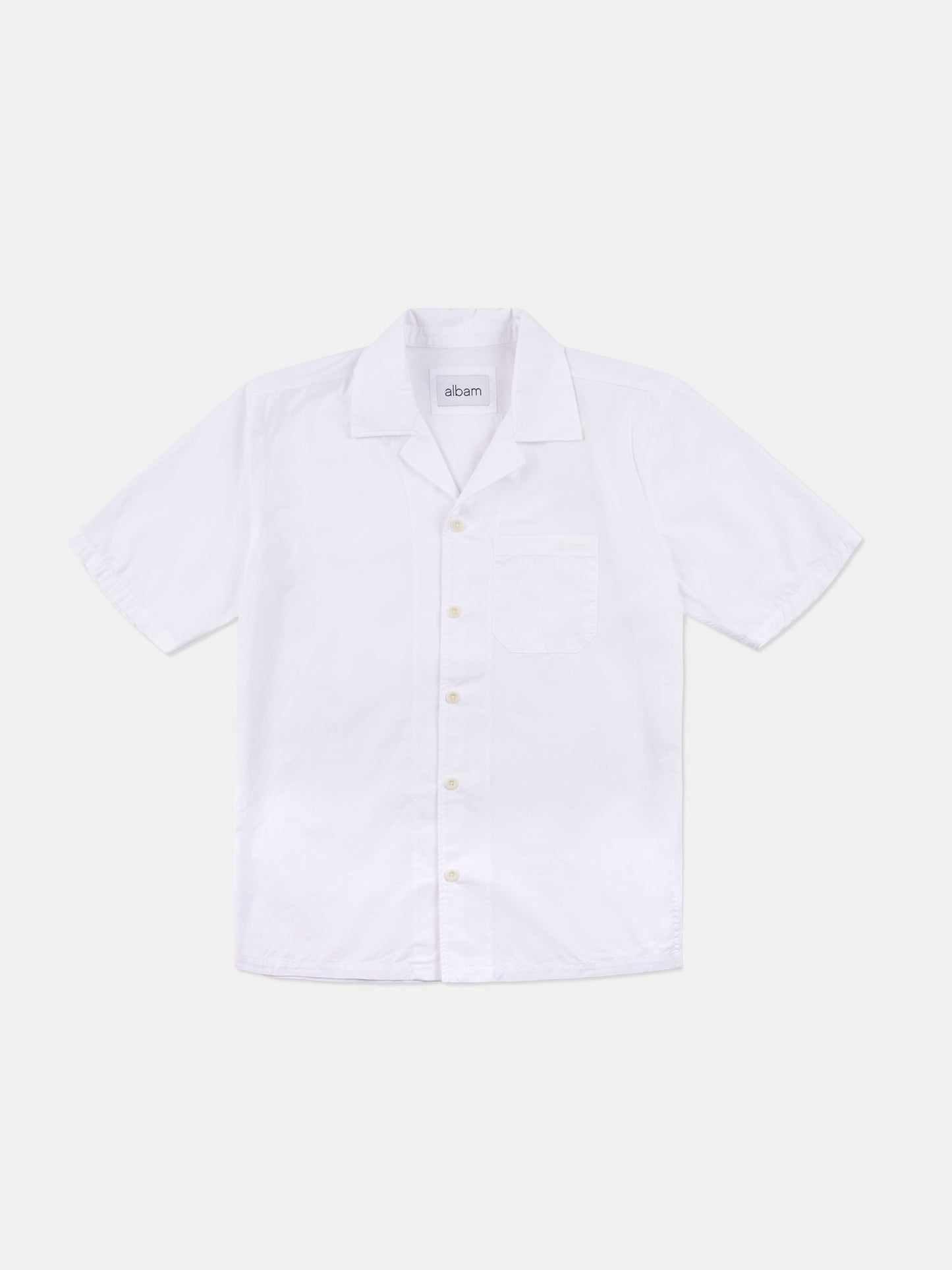 Grange Poplin Shirt in White