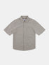 Derby Seersucker Shirt in Washed Navy