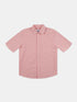 Derby Seersucker Shirt in Washed Red