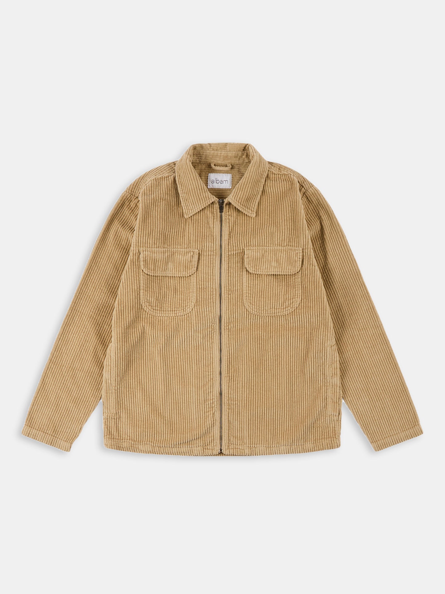 Cord Clarence Jacket in Stone