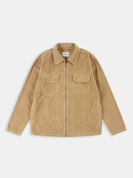 Cord Clarence Jacket in Stone