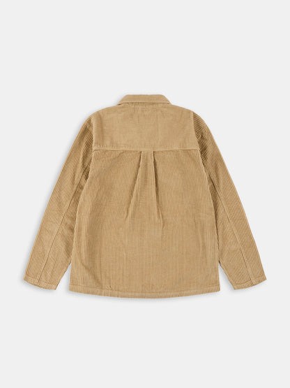 Cord Clarence Jacket in Stone