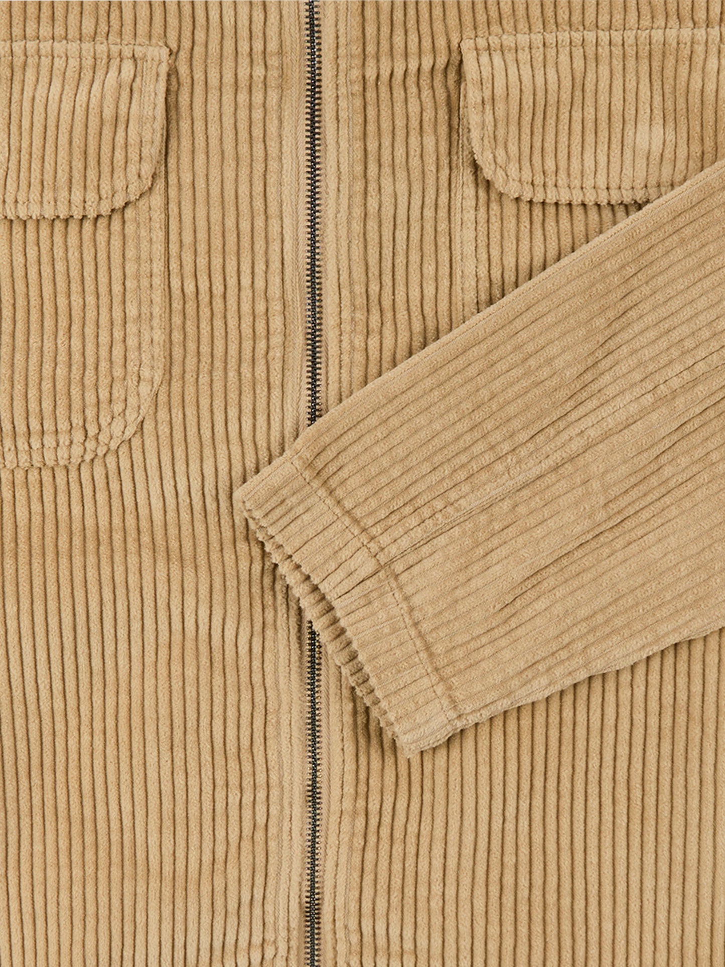 Cord Clarence Jacket in Stone
