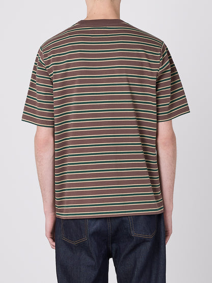 Tame Stripe T-Shirt in Walnut