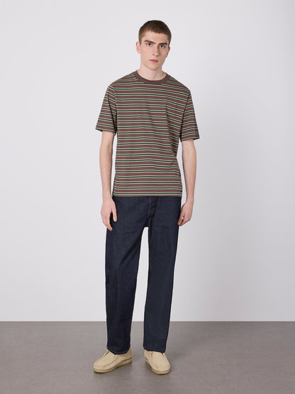 Tame Stripe T-Shirt in Walnut